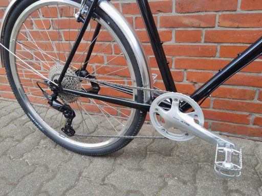 Alfinekurbel mit 1x11 Shimano