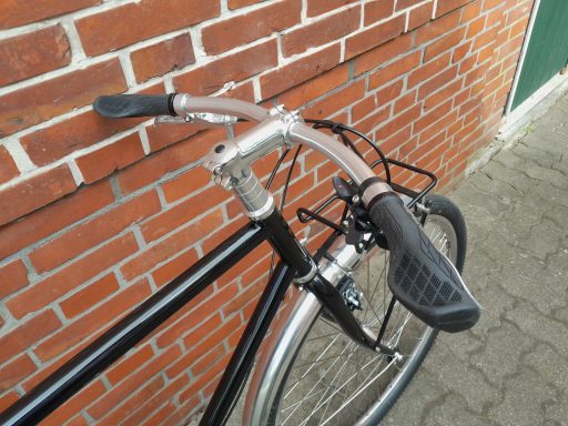 Lenker und Vorbau Alu Hochglanz